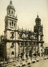 Catedral de Jaén. Fachada. Foto antigua